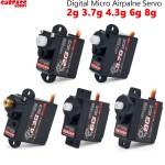 Wholesale Surpass 2g 3.7g 4.3g 6g 8g Digital Mini Metal and Plastic Gear for Rc Drone Airplane Fixed-wing Car Robot